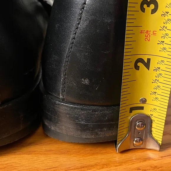 VINTAGE Black Leather Jodhpur Riding Ankle Boots SZ 8 1/2