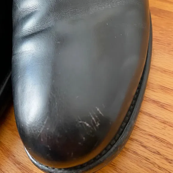 VINTAGE Black Leather Jodhpur Riding Ankle Boots SZ 8 1/2