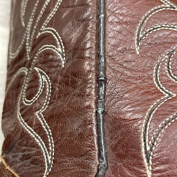 Vintage Dan Post Cowboy Boots Leather Western Style 4287 Size 7 A