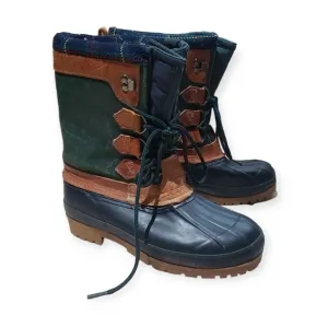Vintage Eddie Bauer Duck Boots Winter Handmade Fleece Lined Size 7