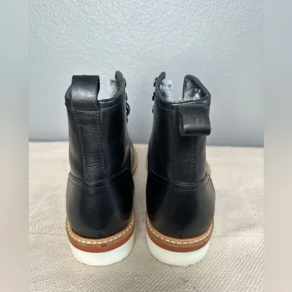 Vintage Foundry Jimara Leather Boots Winter Black Men’s Sz 8 Excellent!