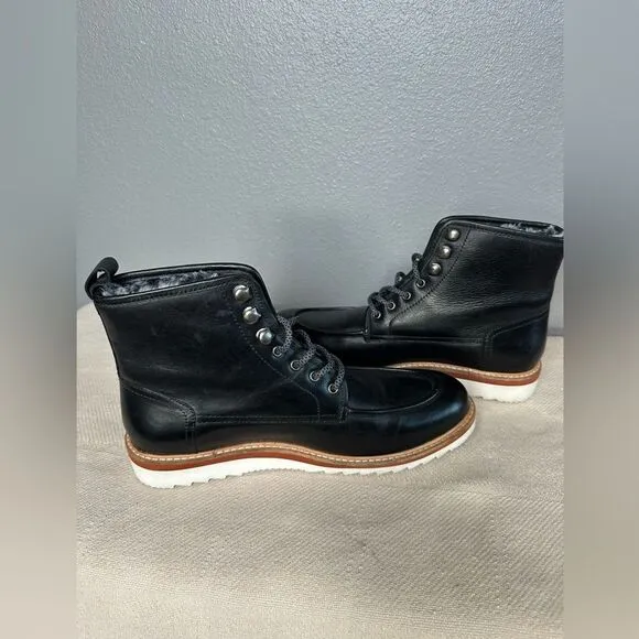 Vintage Foundry Jimara Leather Boots Winter Black Men’s Sz 8 Excellent!