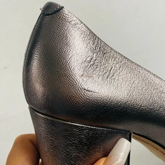 Vintage KARL LAGERFELD PARIS Sabrina Pump Silver