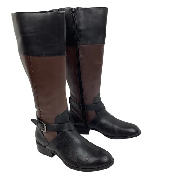 Vintage Lauren Ralph Lauren Mary Ann Equestrian Knee High Leather Boots