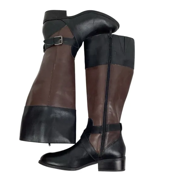 Vintage Lauren Ralph Lauren Mary Ann Equestrian Knee High Leather Boots