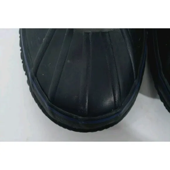 Vintage LL Bean Men's Brown Leather Waterproof Insulated Duck Boots Size 7 M