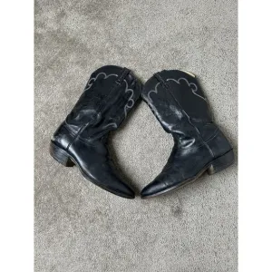 Vintage Mens Boots J.Chisholm 7249 Exotic Lizard Leather Western, Size US 13D
