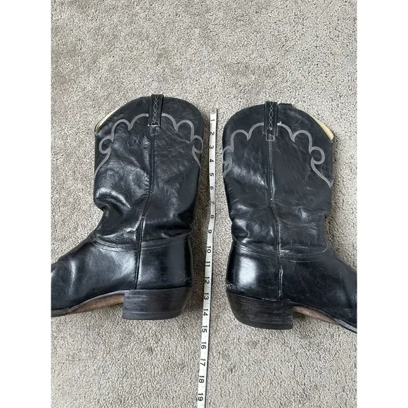 Vintage Mens Boots J.Chisholm 7249 Exotic Lizard Leather Western, Size US 13D