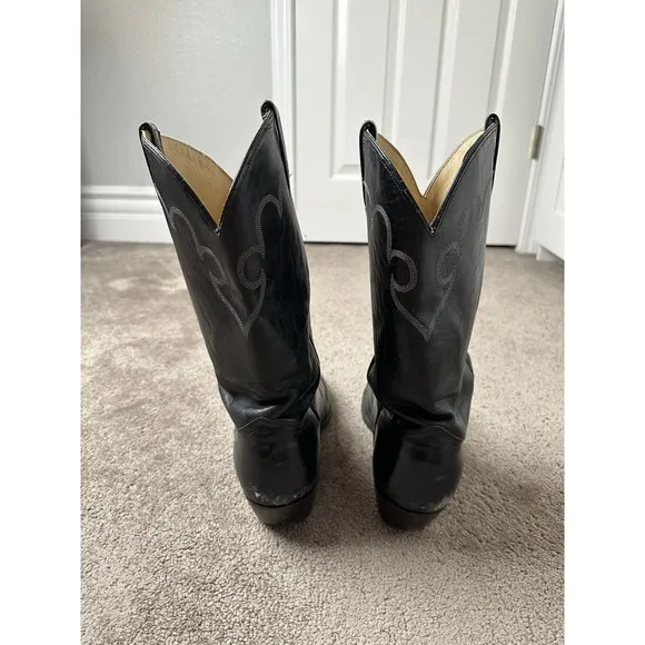 Vintage Mens Boots J.Chisholm 7249 Exotic Lizard Leather Western, Size US 13D