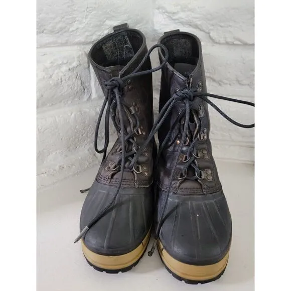 Vintage Mens Davos camping insulated Duck boots size 10