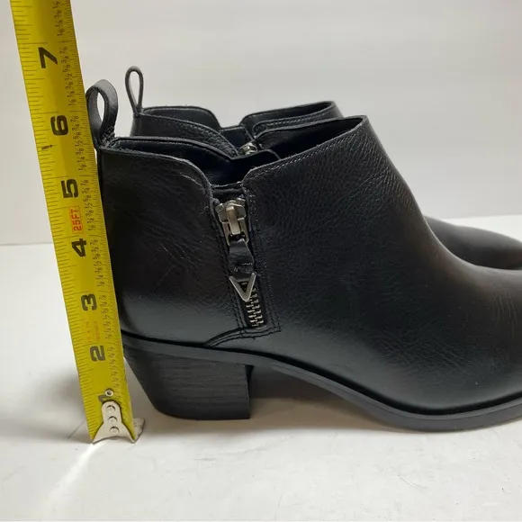 VIONIC Cecily Ankle Boot Waterproof Black Leather  Booties women’s Shoes Sz 8.5