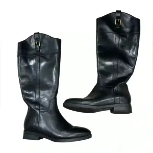 Vionic Womens Phillipa Brown Leather Tall Riding Knee-High Boots Shoes 7.5