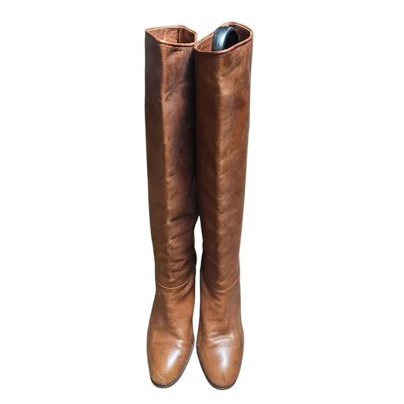 VTG 1970s Gucci Horsebit Riding Equestrian Boots 39 US 9 Old Money Quiet Luxury