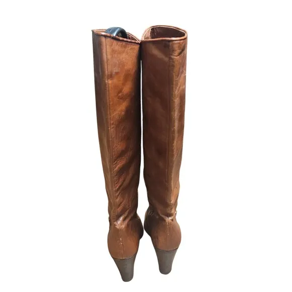VTG 1970s Gucci Horsebit Riding Equestrian Boots 39 US 9 Old Money Quiet Luxury