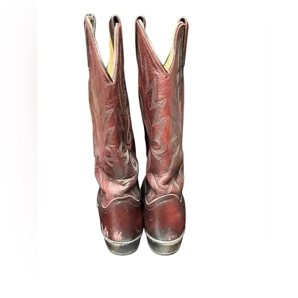 VTG DAN POST WESTERN BOOTS 9.5D