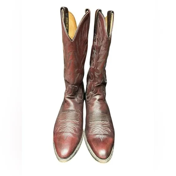 VTG DAN POST WESTERN BOOTS 9.5D