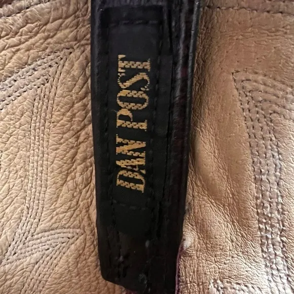 VTG DAN POST WESTERN BOOTS 9.5D