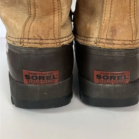 VTG SOREL ALPINE Women’s Size 5 winter rain Leather Canada Waterproof Snow Boots