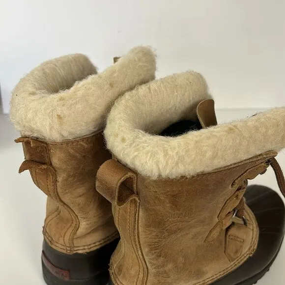 VTG SOREL ALPINE Women’s Size 5 winter rain Leather Canada Waterproof Snow Boots