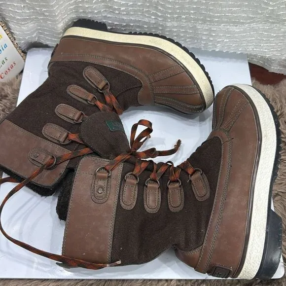 (W4) UGG Australia Baroness Women's Lace Up Boots Size 5