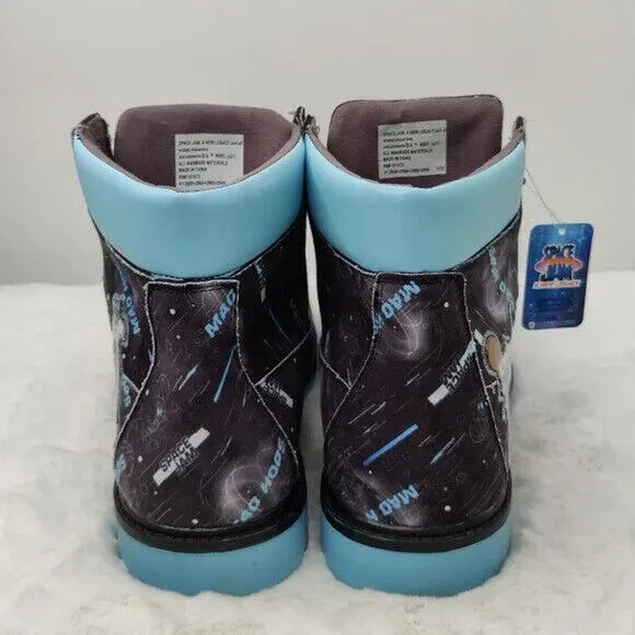 Warner Bros. Space Jam A New Legacy Blue Lace Up Boots Size 10
