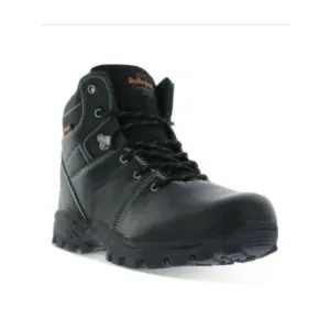 WEATHERPROOF VINTAGE Mens Black Mixed Media Jeremiah Round Toe Hiking Boots 12 M