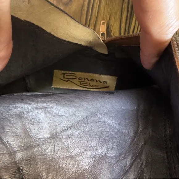 Western Brown Leather Ankle Boots with Buckle Detail‎