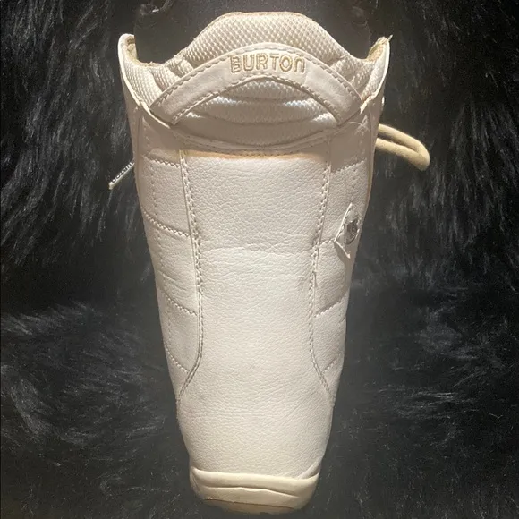 White and Tan High-Top Rain &amp; Snow Boots