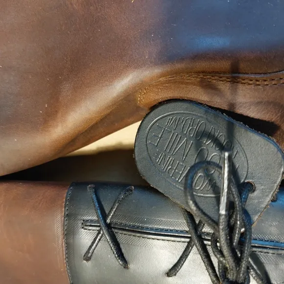 Wolverine Brown Leather Boots Womens