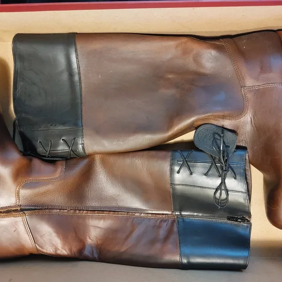 Wolverine Brown Leather Boots Womens
