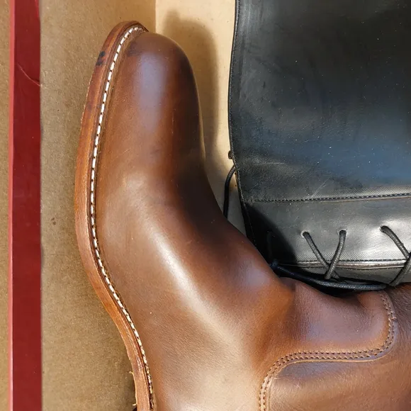 Wolverine Brown Leather Boots Womens