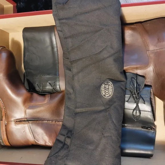 Wolverine Brown Leather Boots Womens
