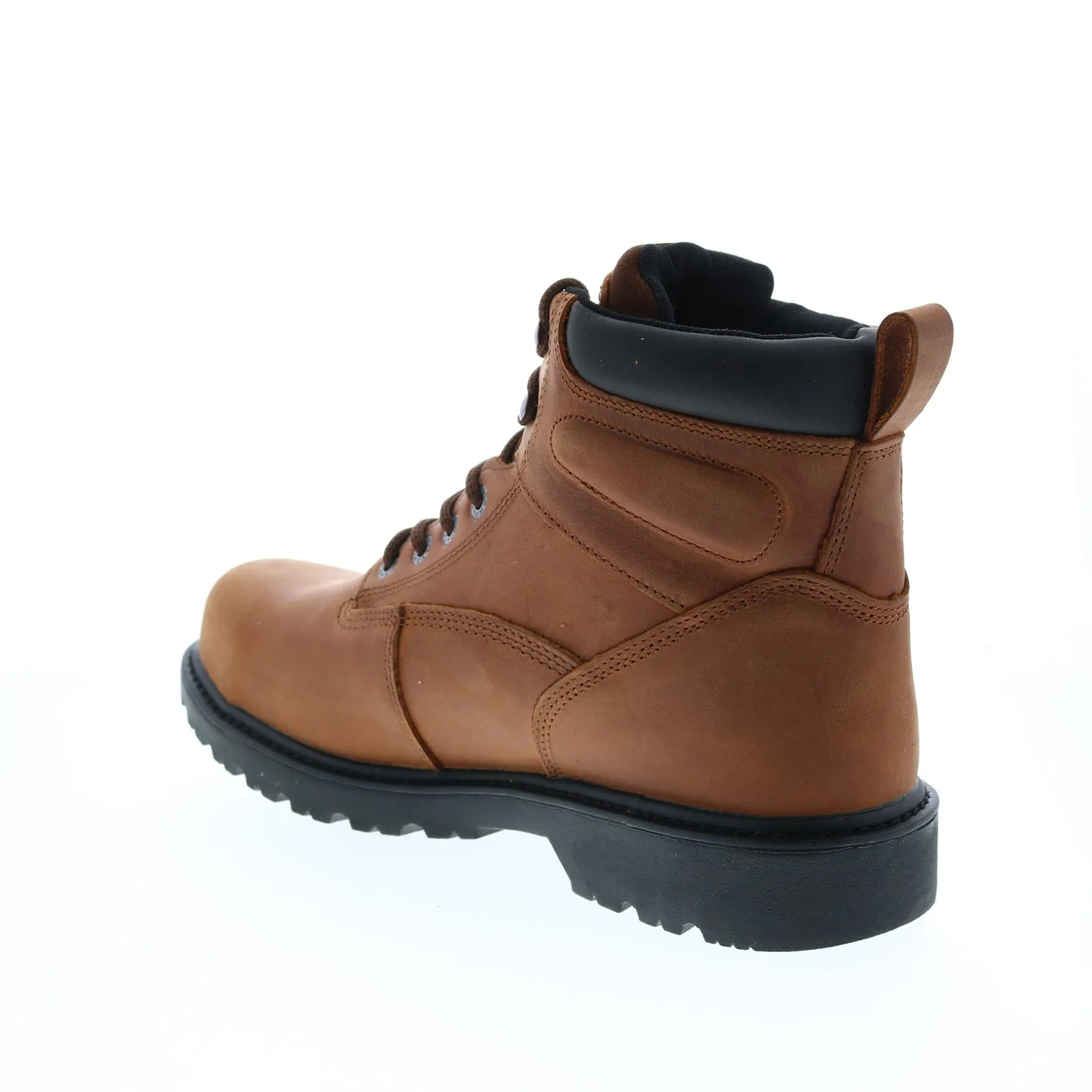 Wolverine Floorhand 6" Waterproof Steel-Toe Mens Brown Wide Work Boots