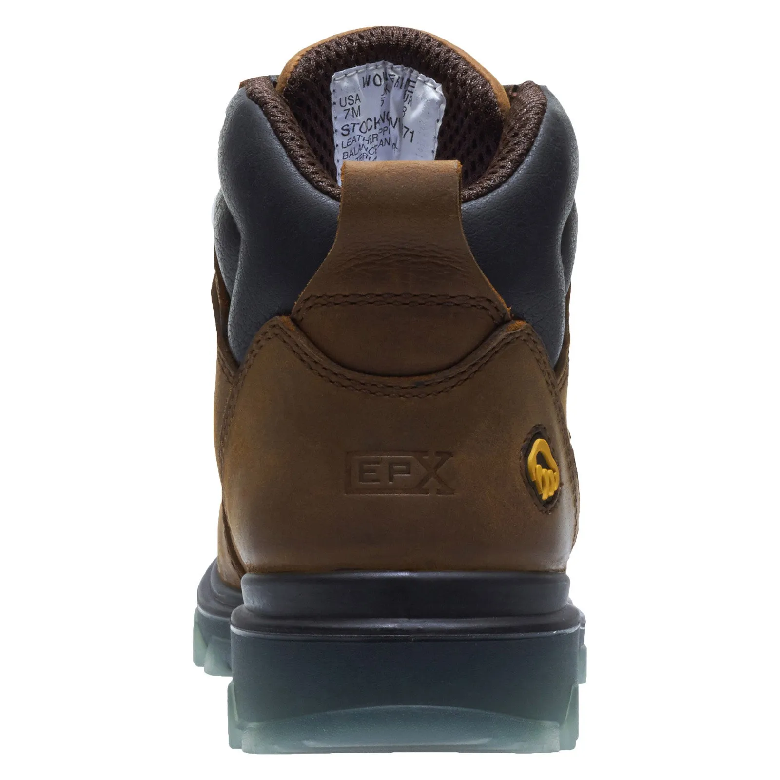 Wolverine I-90 EPX WP CarbonMax Mid W10871 Womens Brown Leather Work Boots