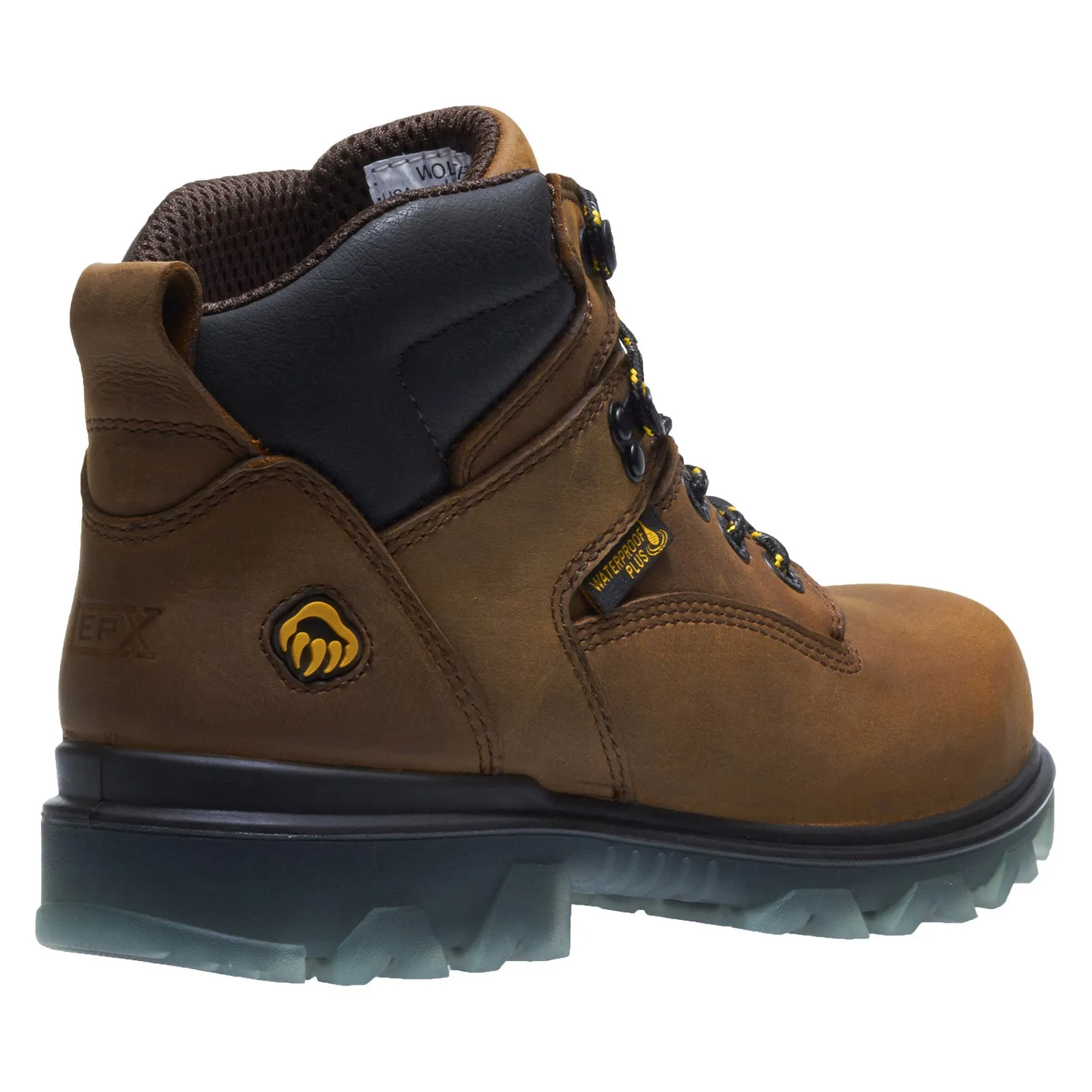 Wolverine I-90 EPX WP CarbonMax Mid W10871 Womens Brown Leather Work Boots