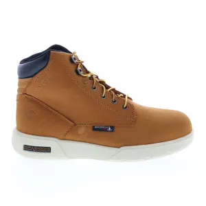 Wolverine Kickstart DuraShocks WP 6" Mens Wide Brown Lace Up Work Boots