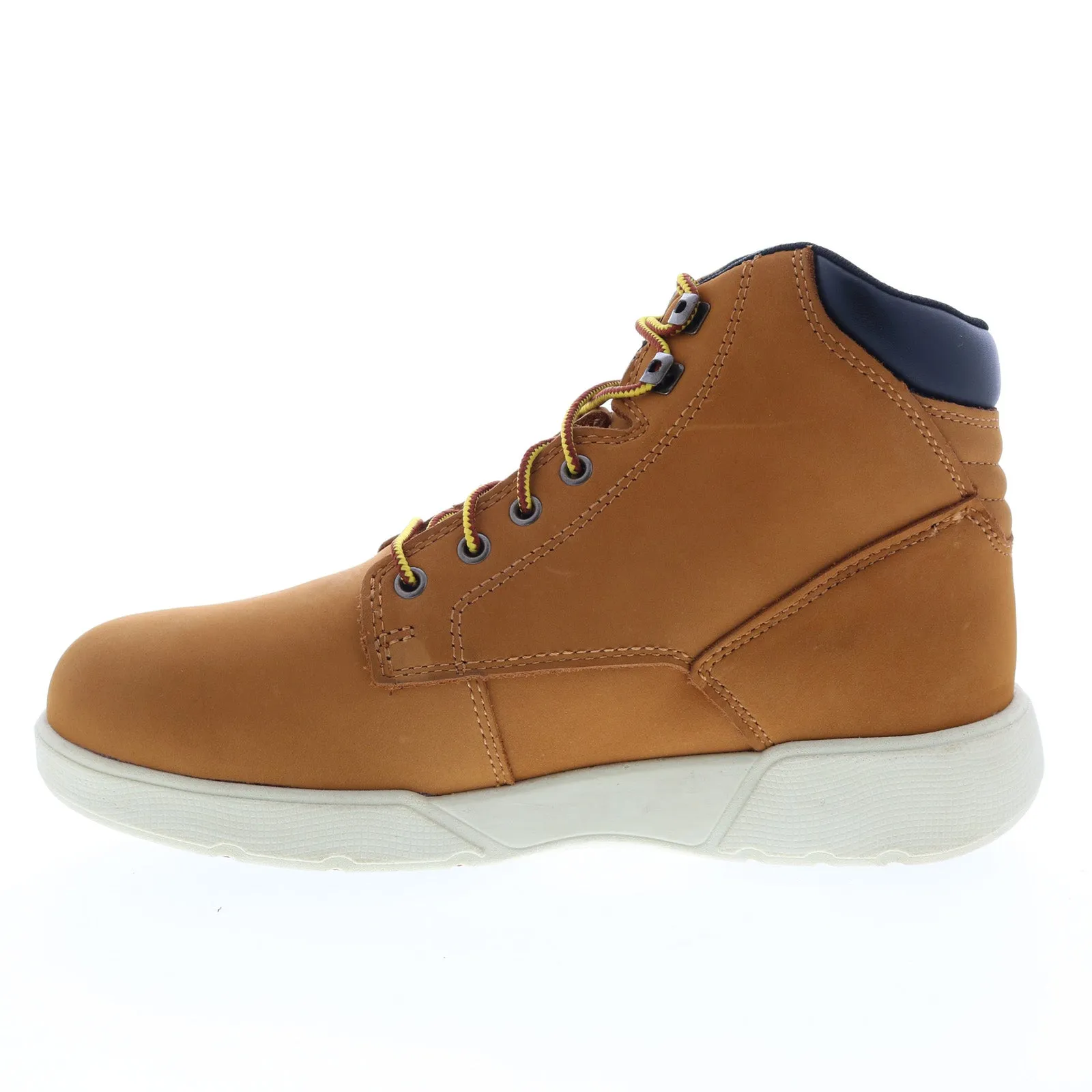 Wolverine Kickstart DuraShocks WP 6" Mens Wide Brown Lace Up Work Boots
