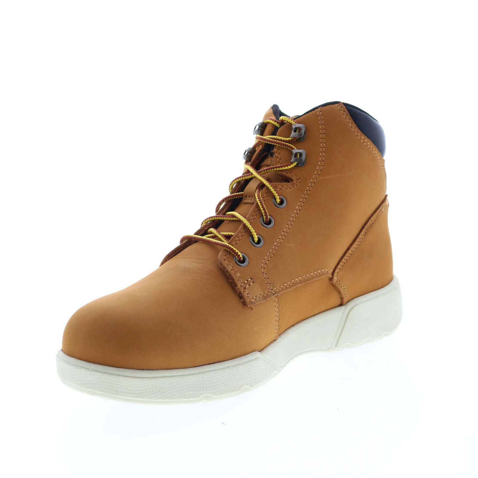 Wolverine Kickstart DuraShocks WP 6" Mens Wide Brown Lace Up Work Boots
