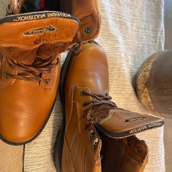 Wolverine leather boots