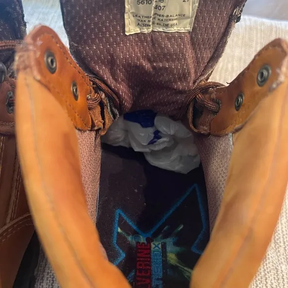 Wolverine leather boots
