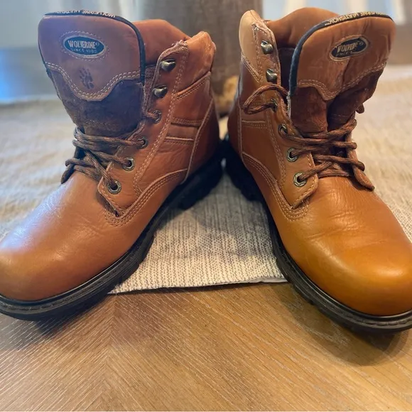 Wolverine leather boots
