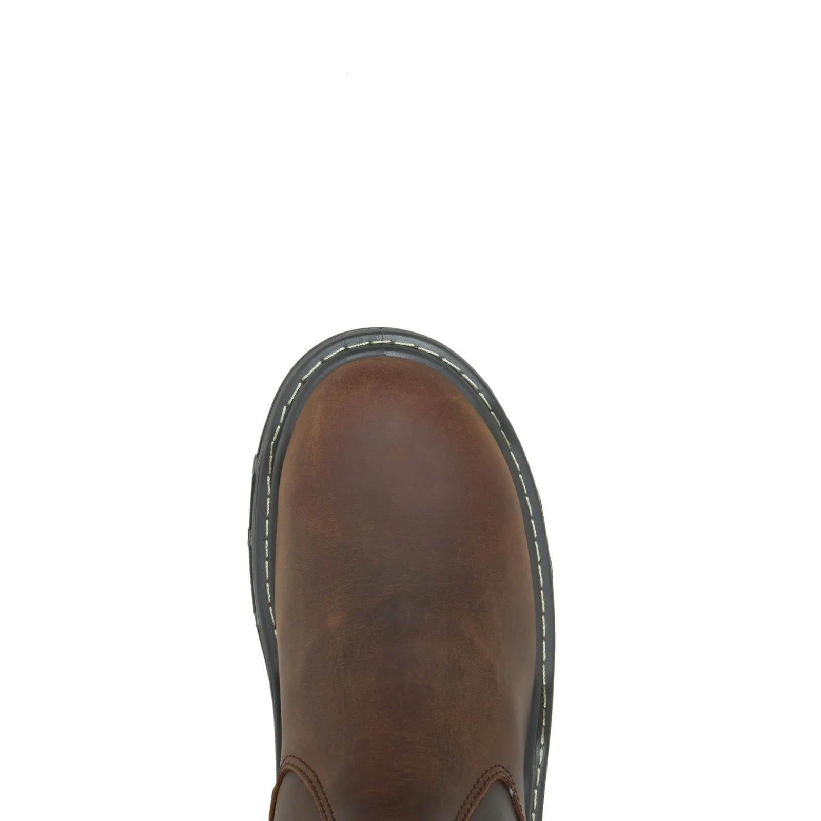 Wolverine Raider Durashocks WP 10" Wellington Mens Brown Wide Work Boots