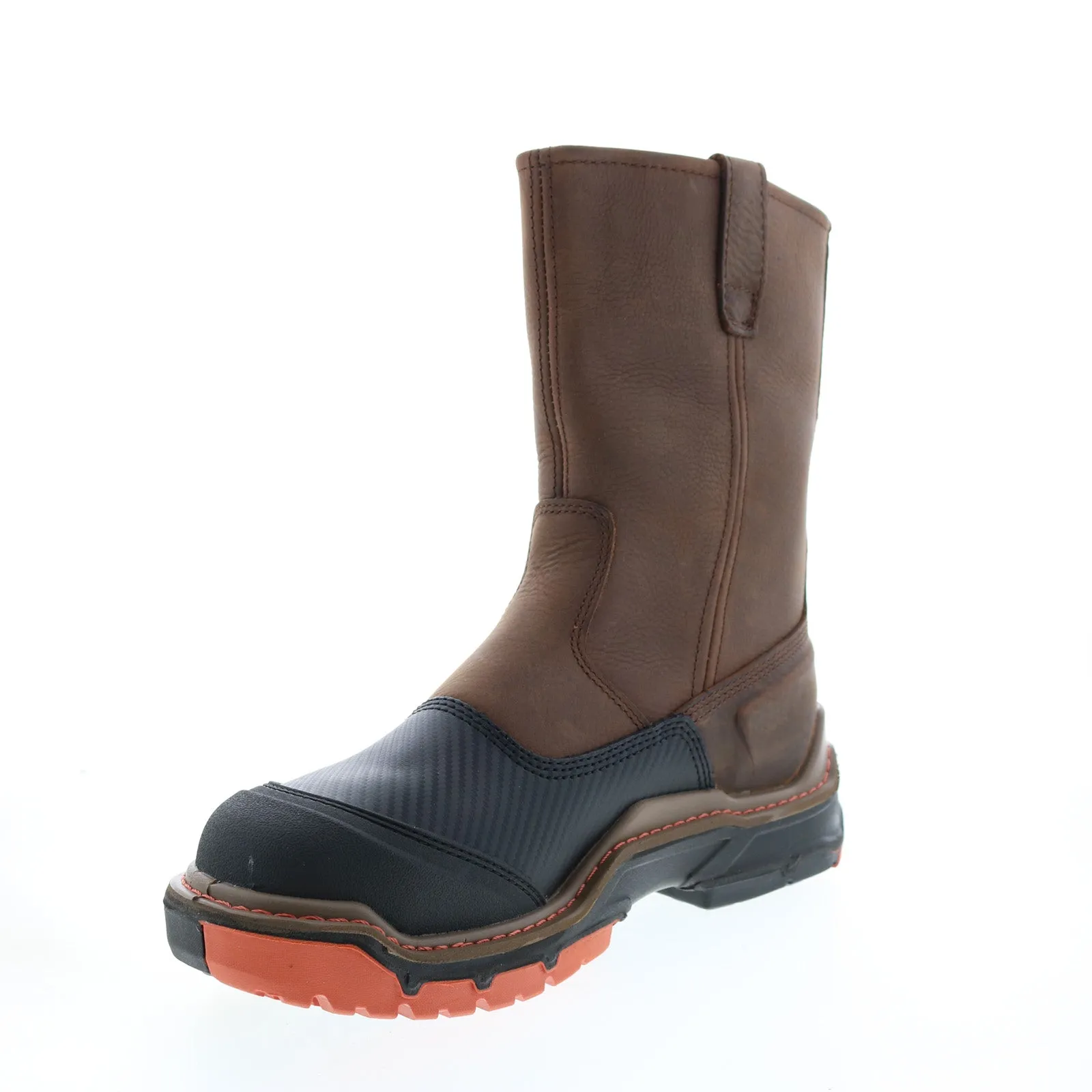 Wolverine Raider Shield Durashocks Flex CarbonMax 10" Mens Brown Wide Boots