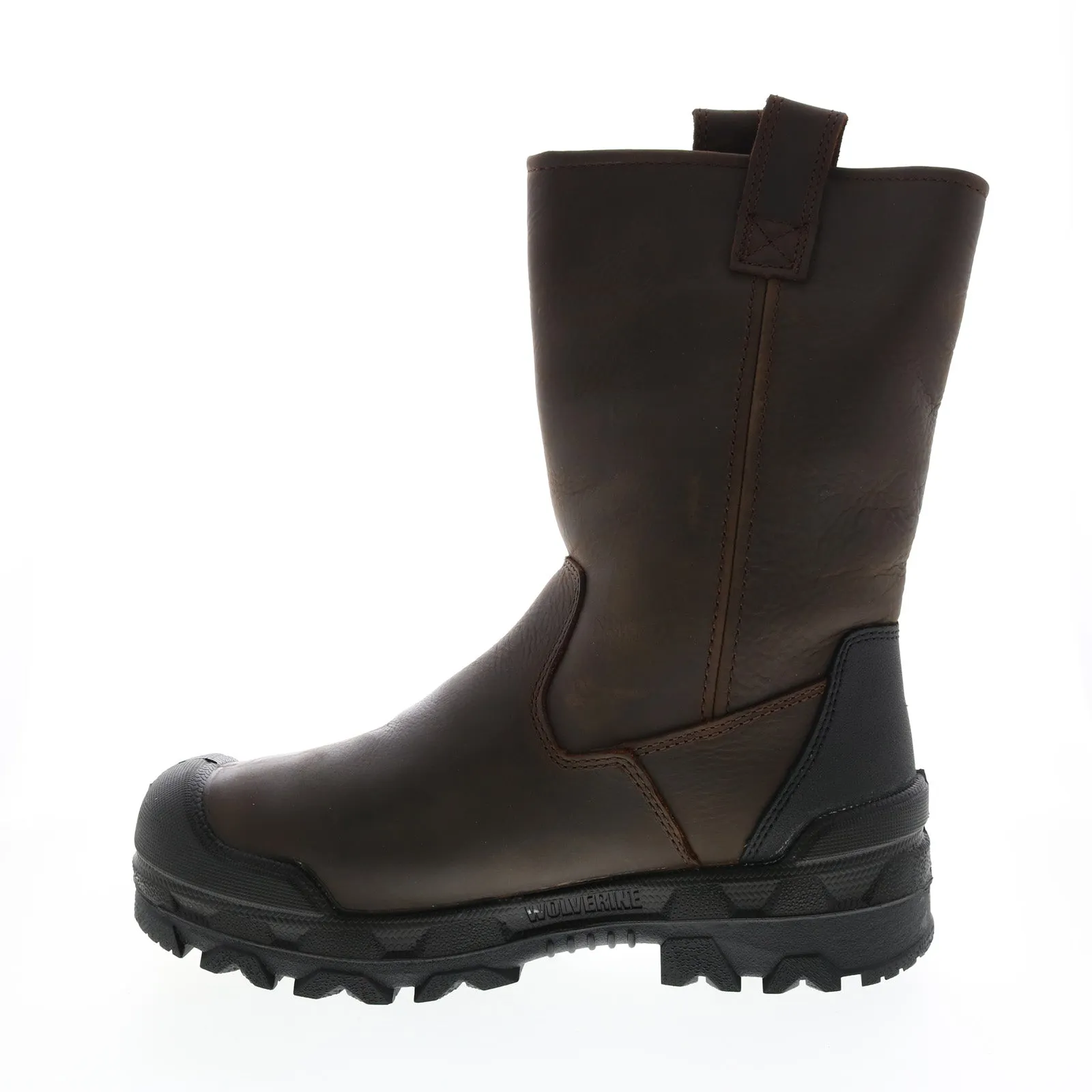 Wolverine Warrior 10" Met-Gaurd Waterproof Mens Brown Wide Work Boots