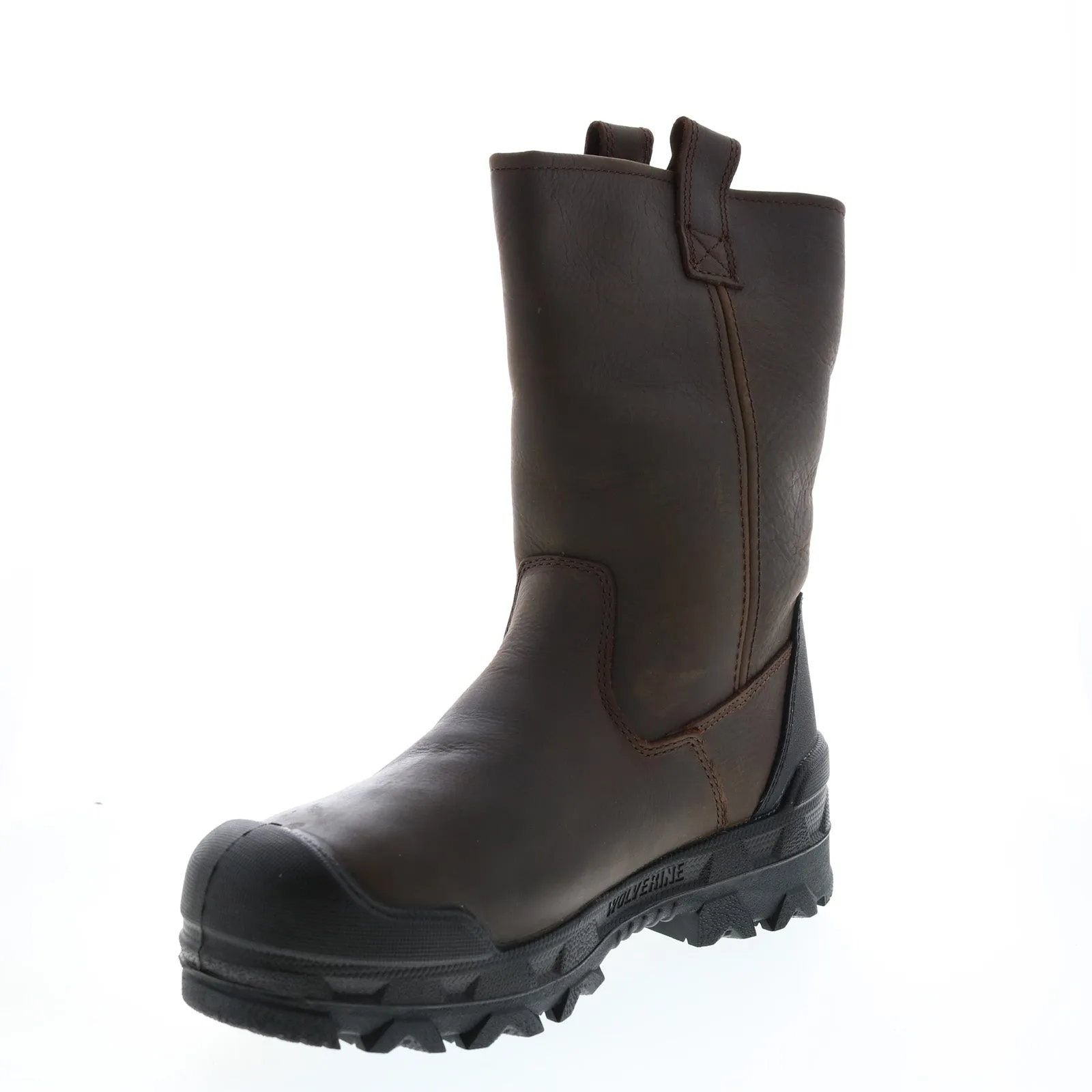 Wolverine Warrior 10" Met-Gaurd Waterproof Mens Brown Wide Work Boots