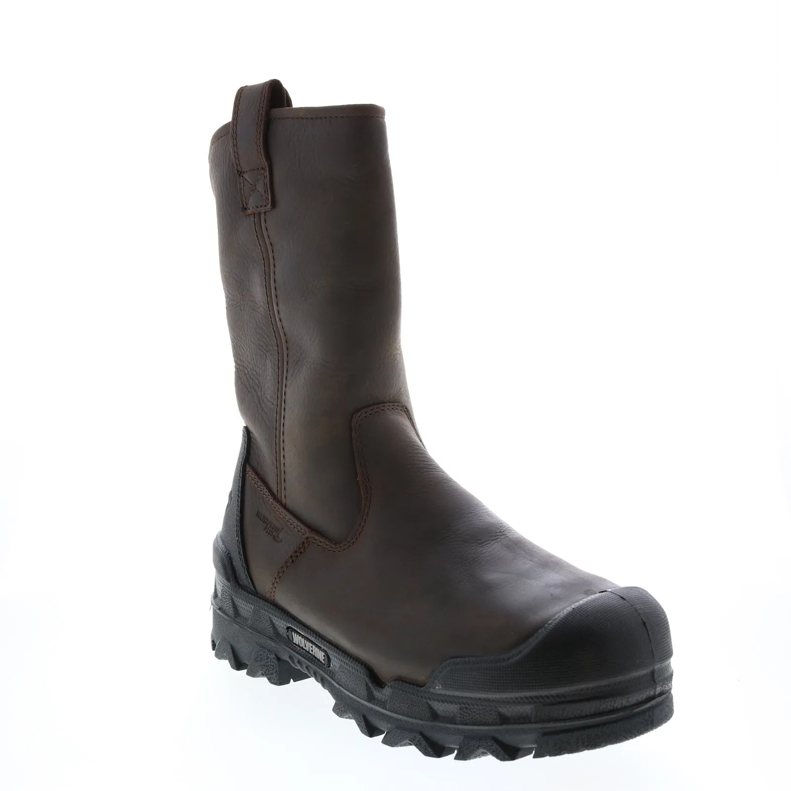 Wolverine Warrior 10" Met-Gaurd Waterproof Mens Brown Wide Work Boots
