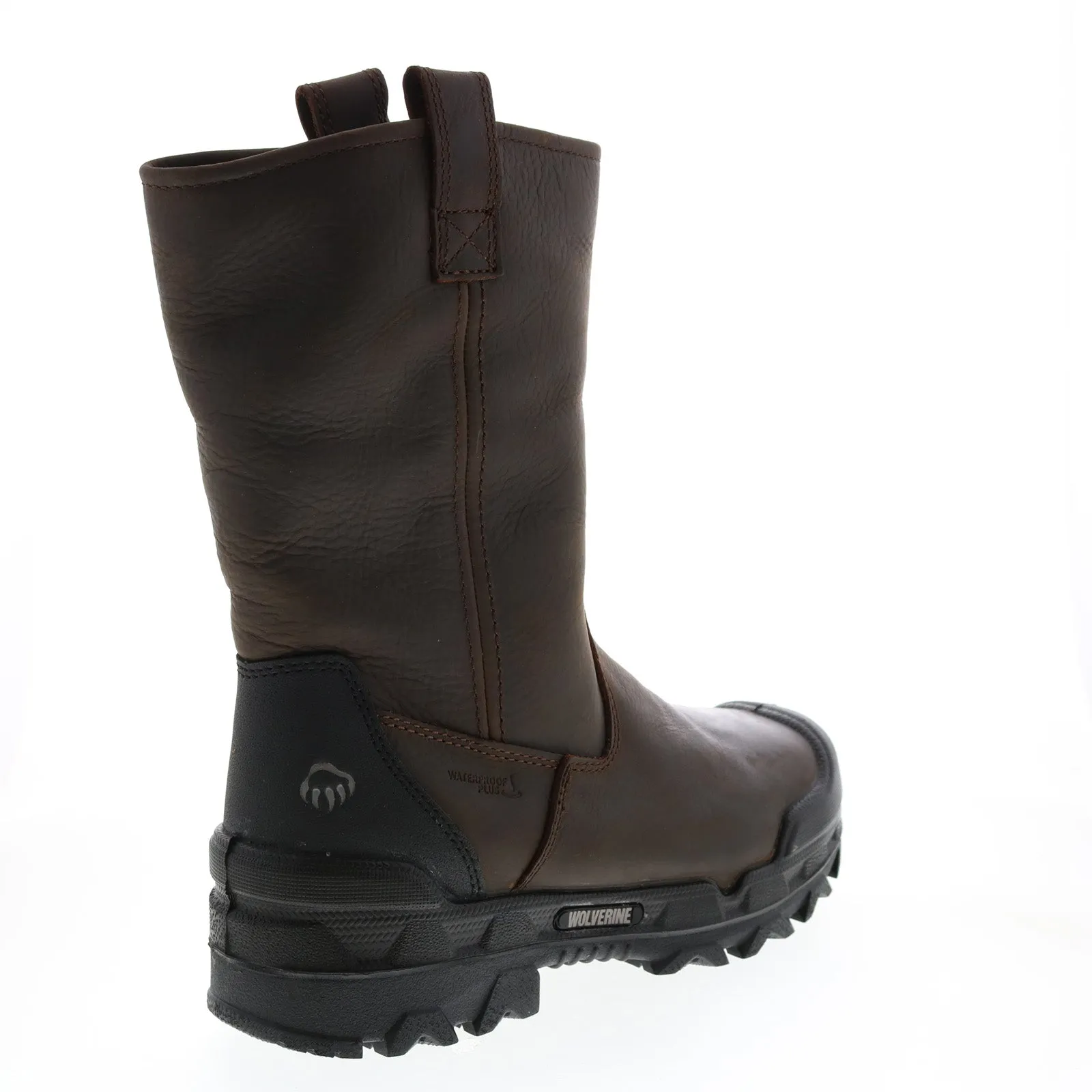 Wolverine Warrior 10" Met-Gaurd Waterproof Mens Brown Wide Work Boots