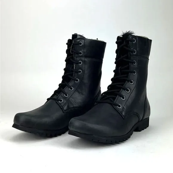 Women’s Caterpillar CAT Winter Alexi Combat Boots Black. Ankle Boots US 7/EU 38.