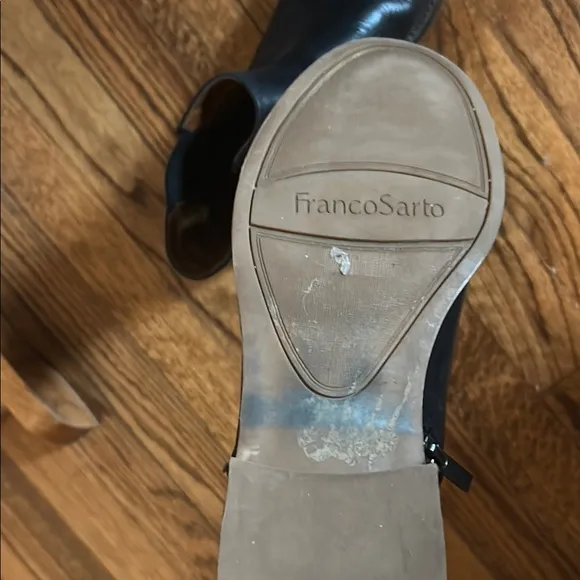 Women's Franco Sarto Black Leather Boots