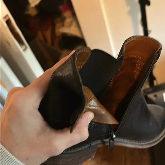 Women's Franco Sarto Black Leather Boots